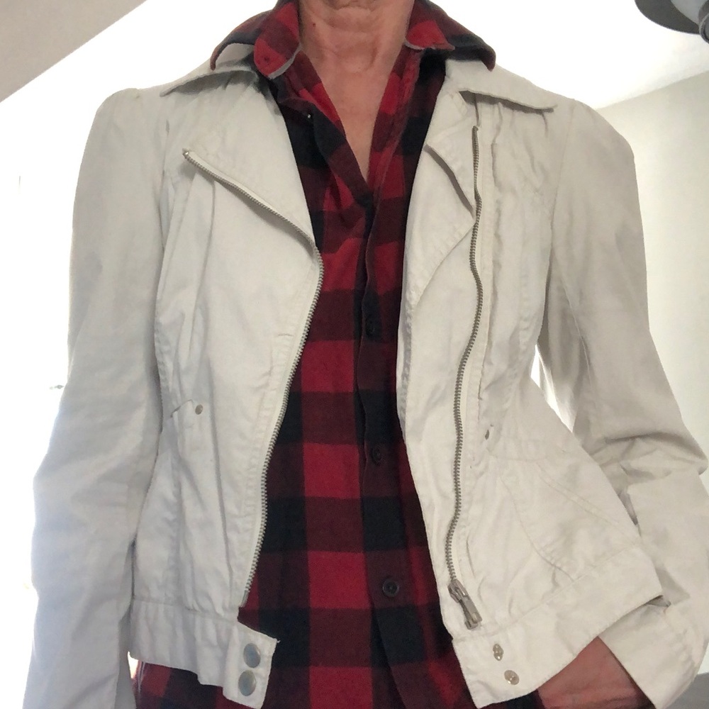 Moto Style  Biker Jacket Size Medium